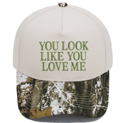 Embroidered Color-Block Casual Baseball Cap For Men And Women
