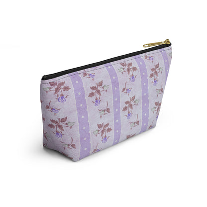 Customizable: Chic Floral Accessory Pouch, Makeup Bag, Travel Organizer, Gift for Her, Floral Toiletry Bag, Cute Pencil Case