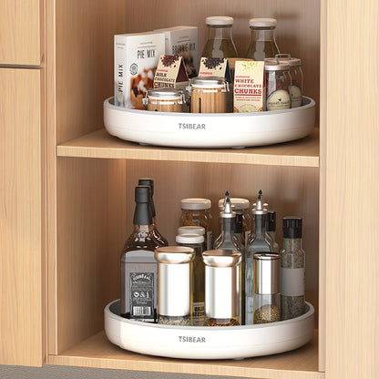 dual cabinet layz susan organizer