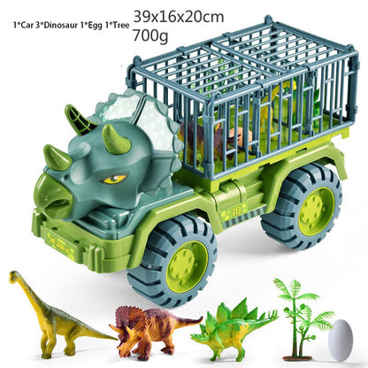 Dinosaur Transporter Children's Toy Set Tyrannosaurus Rex  Car Solid Dinosaur Fall Resistant