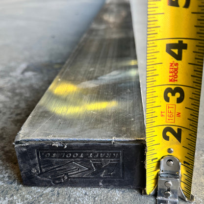 KRAFT TOOL CO. Magnesium Screed 120”x1 1/2”x3 1/2”, Aluminum CC612