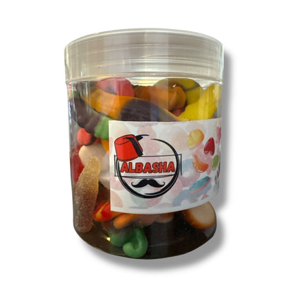 Albasha Halal Gummy Candy Assortment - Exotic Mix of Flavors and Textures