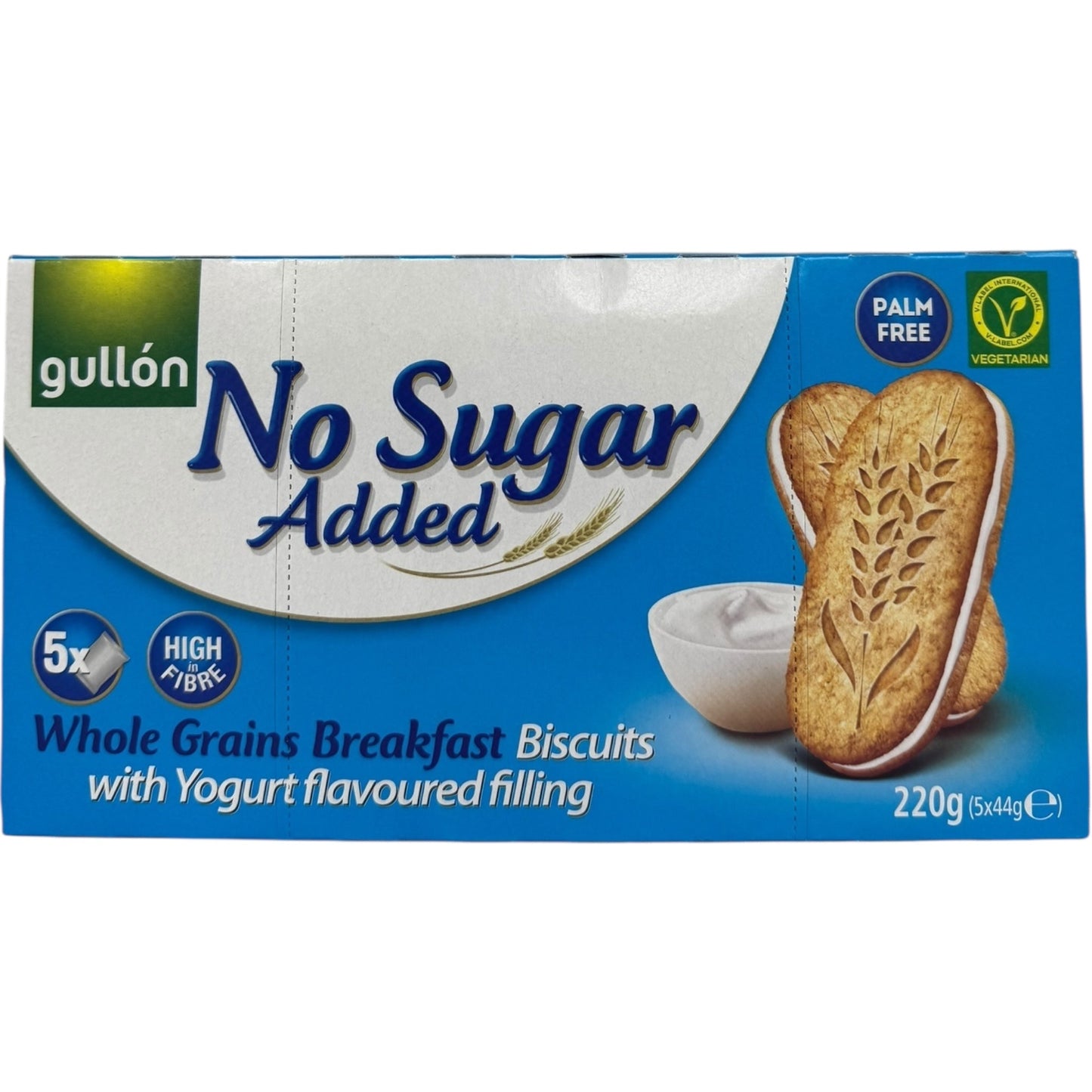 Gullon Whole Grain Yogurt Breakfast Snacks - Healthy Biscuits for Nutritious Mornings