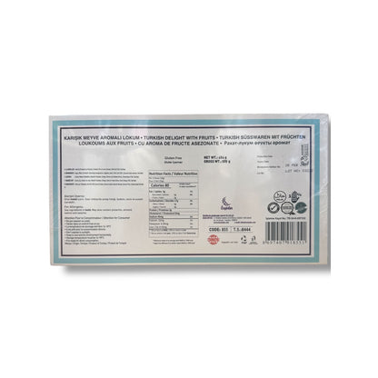 Turkish Delight Fruit Assorted - Authentic Sweet Treats with Natural Fruit Flavors