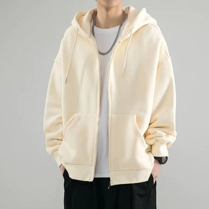 Men's Hooded Jacket Autumn 2023 Casual Cardigan