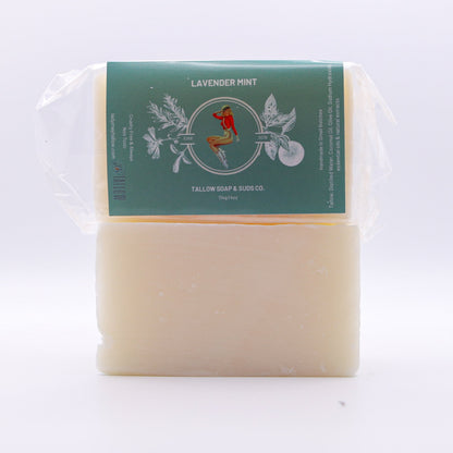 All-Natural Tallow Soap – Lavender Mint & Unscented