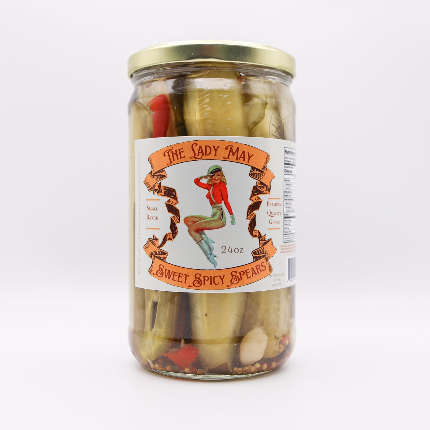Sweet & Spicy Pickle Spears