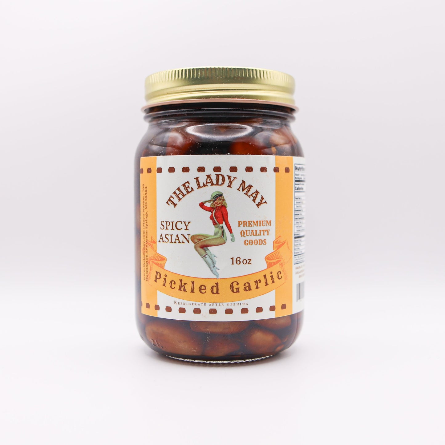 Spicy Asian Pickled Garlic