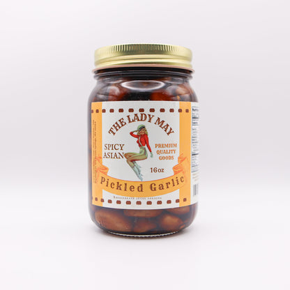 Spicy Asian Pickled Garlic