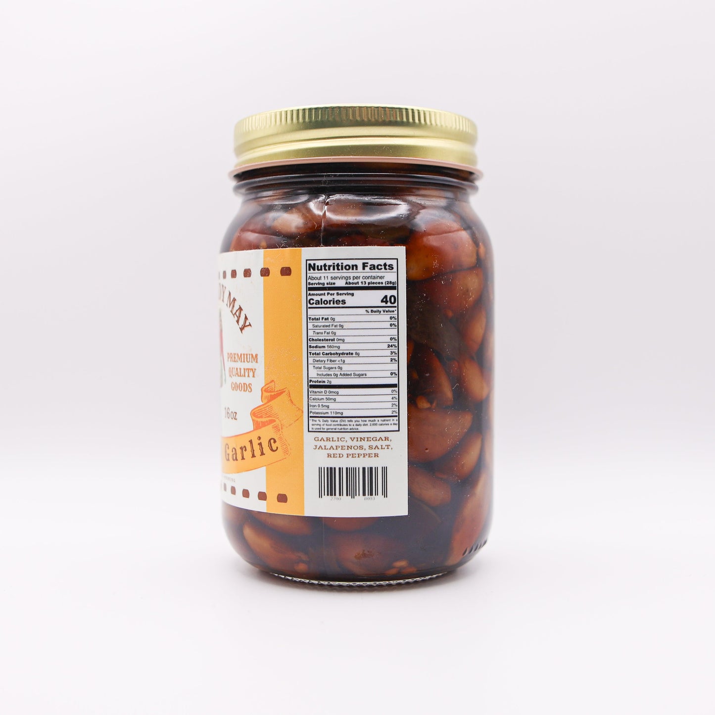 Spicy Asian Pickled Garlic