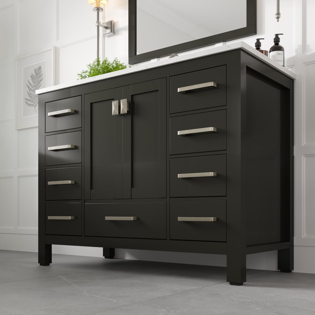 Eviva Aberdeen Bath Vanity with Counter Top and Undermount Porcelain Sink (24"-96")