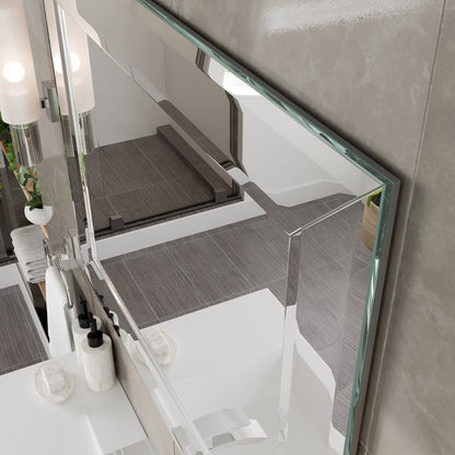Eviva Mona 31" x 24" Rectangular Frameless Mirror