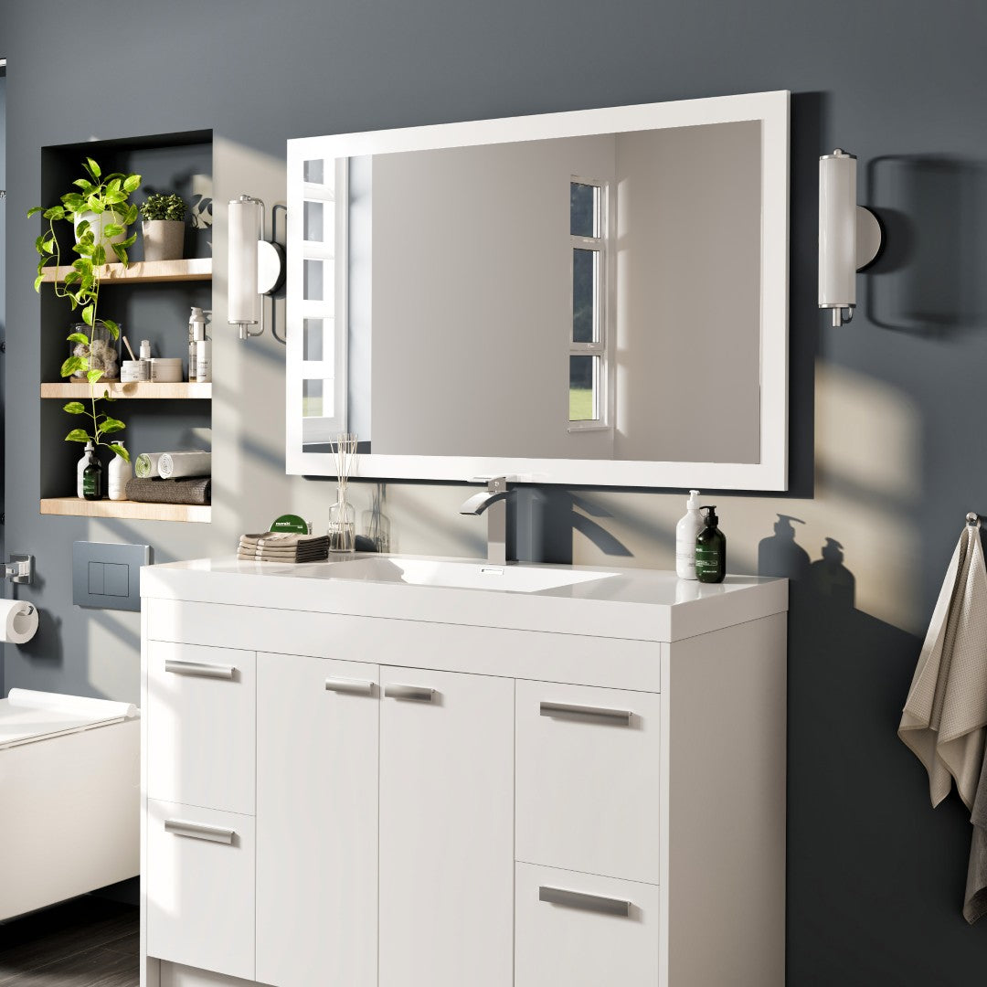 Eviva Sun Wooden Framed Mirror