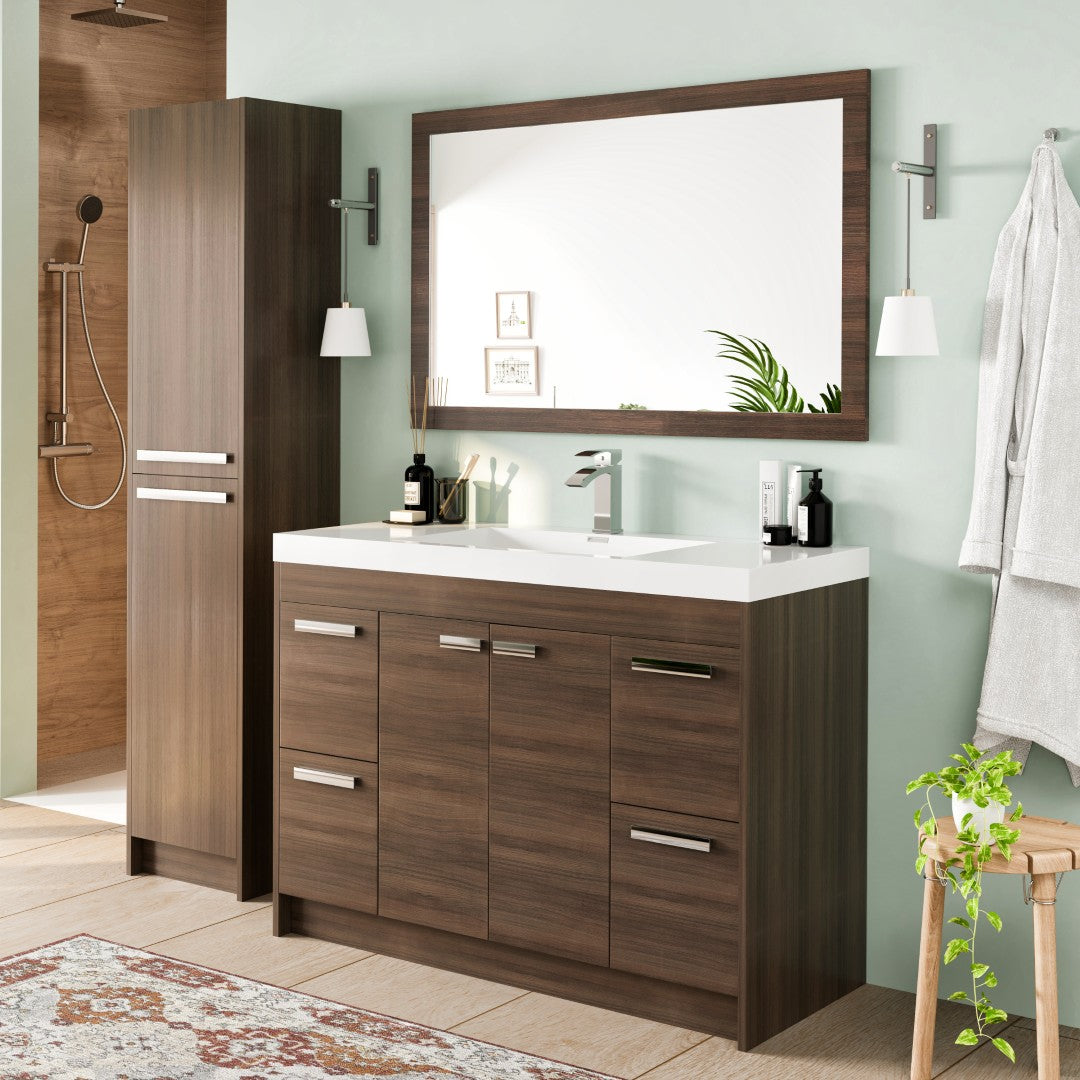 Eviva Sun Wooden Framed Mirror