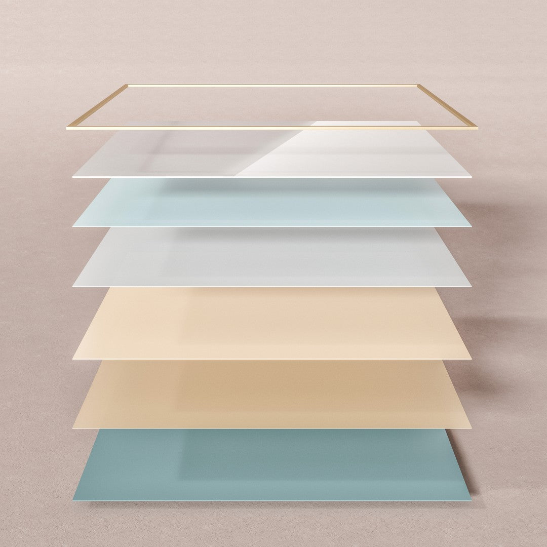 Eviva Gold Gold Metal Framed Mirror