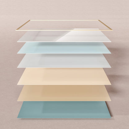 Eviva Gold Gold Metal Framed Mirror