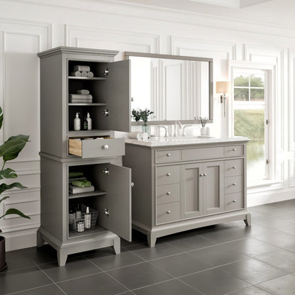 Eviva Elite Stamford 21 in. W x 18 in. D Freestanding Linen Cabinet