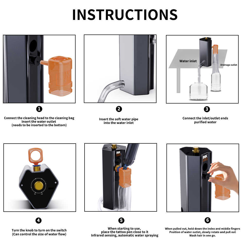 INKSOUL® Tattoo Needle Washer PRO