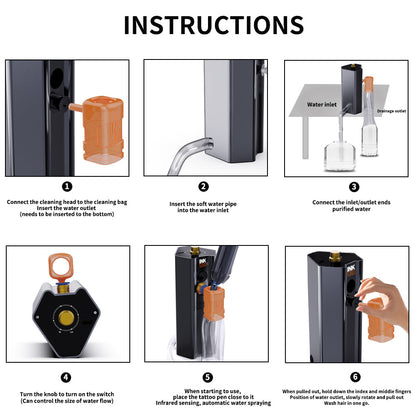 INKSOUL® Tattoo Needle Washer PRO
