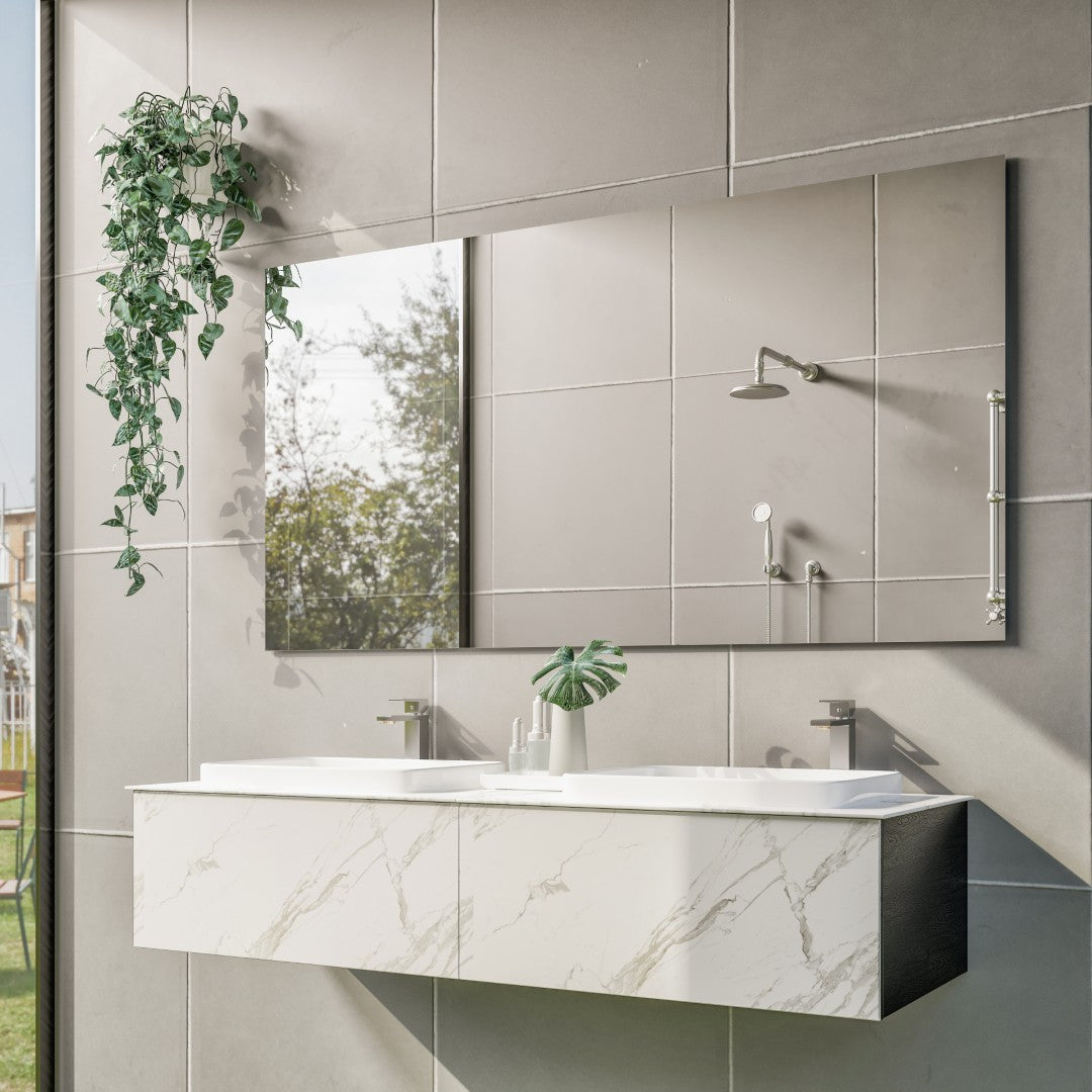 Eviva Sleek Frameless Mirror