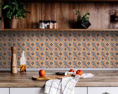 Decorative Tile stickers set of 24 Peel & Stick