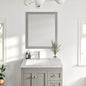 Eviva Acclaim 60" x 30" Rectangular Blue Wooden Framed Mirror