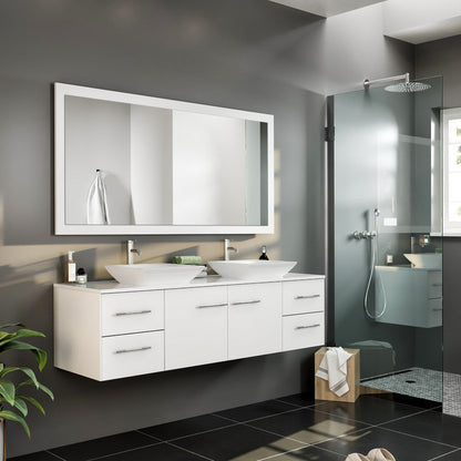 Eviva Sun Wooden Framed Mirror