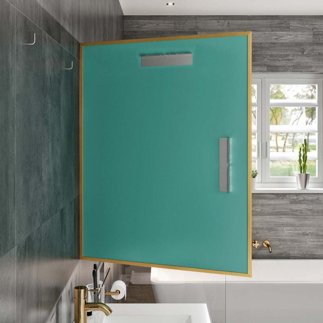 Eviva Gold Gold Metal Framed Mirror