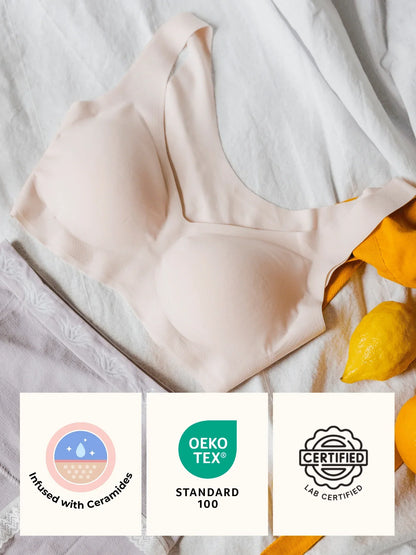 Skin-Soothing Wirefree Ceramide Infused Bra