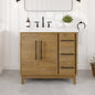 Eviva Graham Bath Vanity with Engineered Stone Top and Integrated Sink (30"-72")