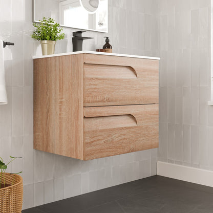 Eviva Joy Bath Vanity with Porcelain Top and Integrated Sink (24"-40")