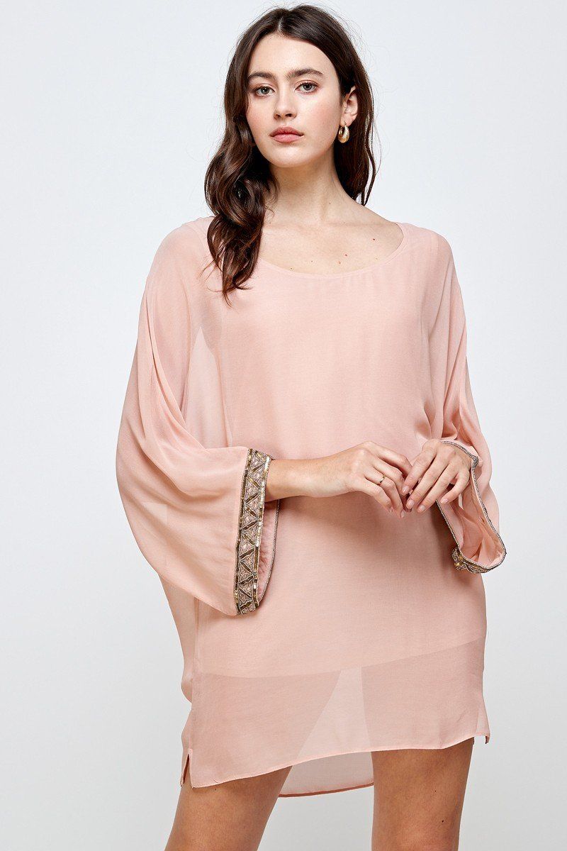 Batwing Sleeve Shift Dress – Effortless Flow and Elegance | Apparel | Kitchen + Metal