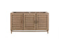 Portland 60" Double Vanity Cabinet, Whitewashed Walnut