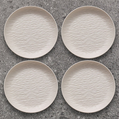 Elegant 4Piece Rock Plate BoneSpitting Dish Set