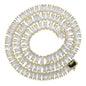 Men's Hip-Hop Zirconia Necklace in Copper Alloy Rectangular Design
