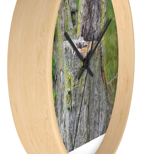 Tree Stump Wall clock