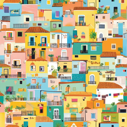 Vibrant Hillside Village Escape