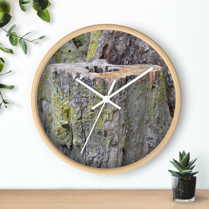 Tree Stump Wall clock