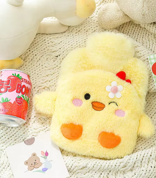 KUSHIE’s SnuggleBud Mini Warmers – 400ml Plush Hot Water Bottles for Cramps, Comfort & Self-Care