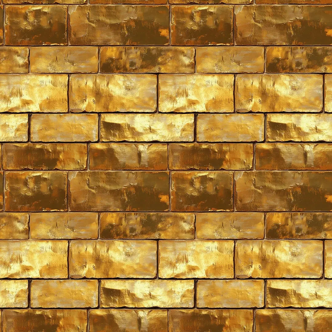 Eldorado Gilded Brick Wallpaper