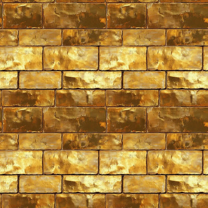 Eldorado Gilded Brick Wallpaper