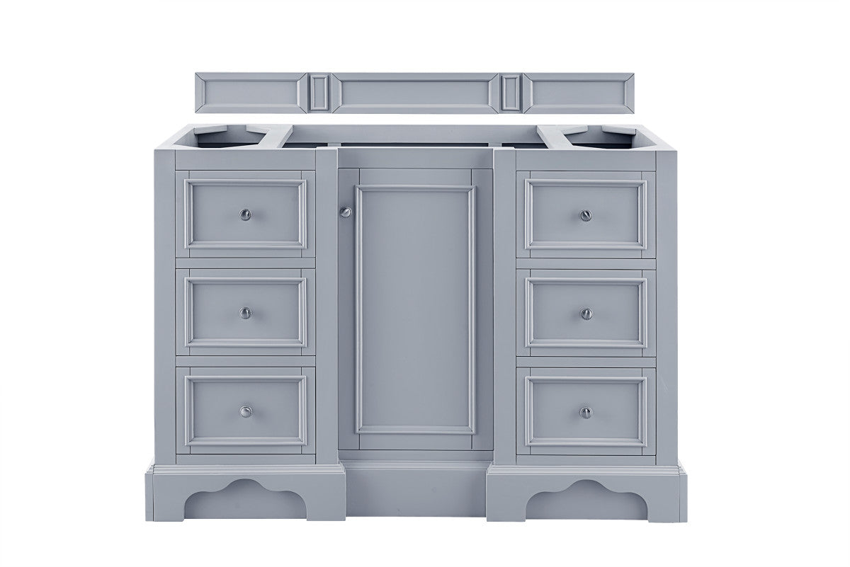 De Soto 48" Single Vanity Cabinet, Bright White