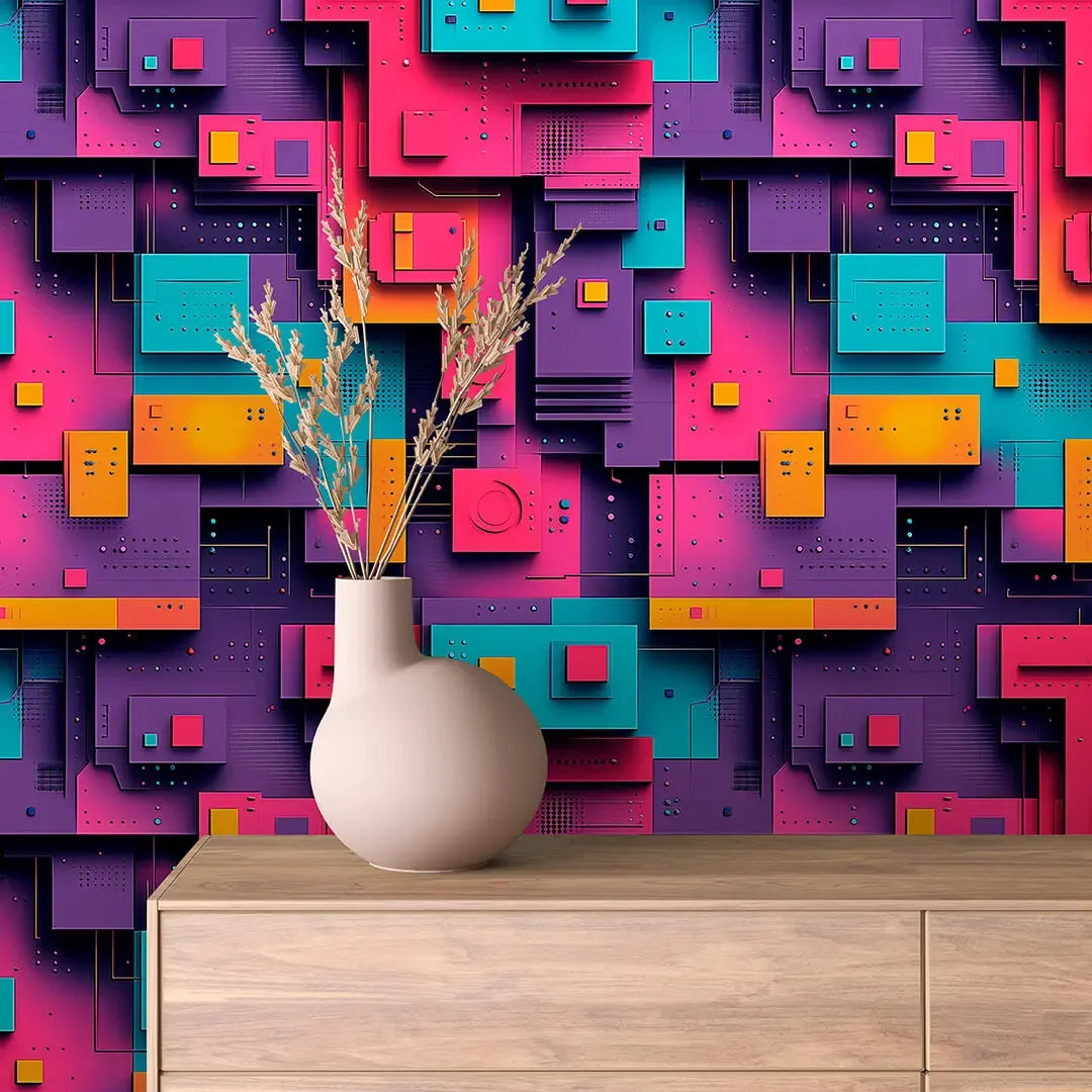 Cybernetic Cityscape Mural