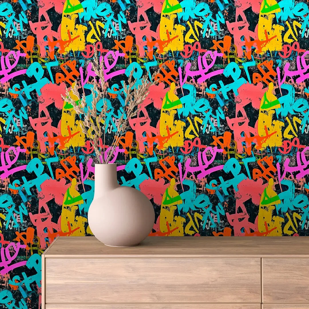 Downtown Pulse Abstract Graffiti