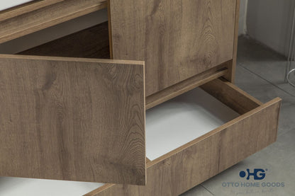Romina 39" Messina Bathroom Vanity with Porcelain Top & Soft-Close Storage