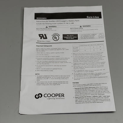 COOPER LIGHTING 3 PK LED Recessed Troffer 2'x4' 24CZ2-30-UNV-EL7W-L840