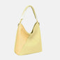 David Jones PU Leather Handbag with Woven Handle