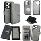 Vegas Premium Leather iPhone 15 Pro Wallet Case with MagSafe | Detachable RFID Blocking Luxury Wallet
