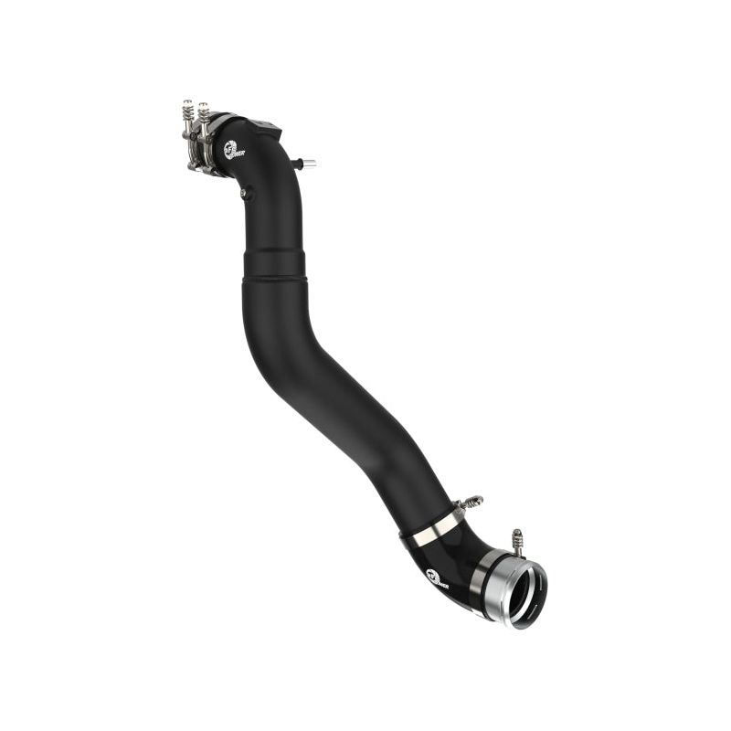 aFe BladeRunner 21-22 Ford F-150 Ecoboost V6-3.5L(tt) Aluminum Hot and Cold Charge Pipe Kit Black