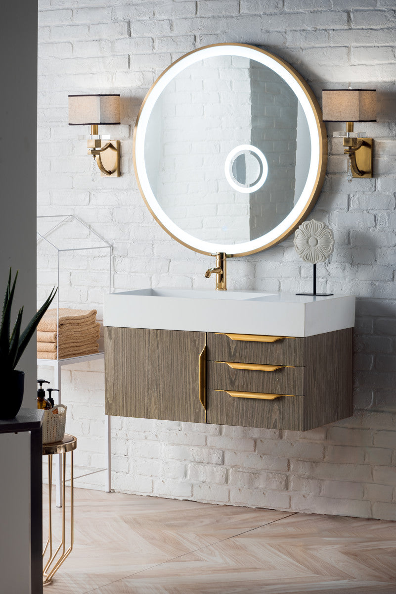 Columbia 36" Single Wall Mount Vanity Cabinet